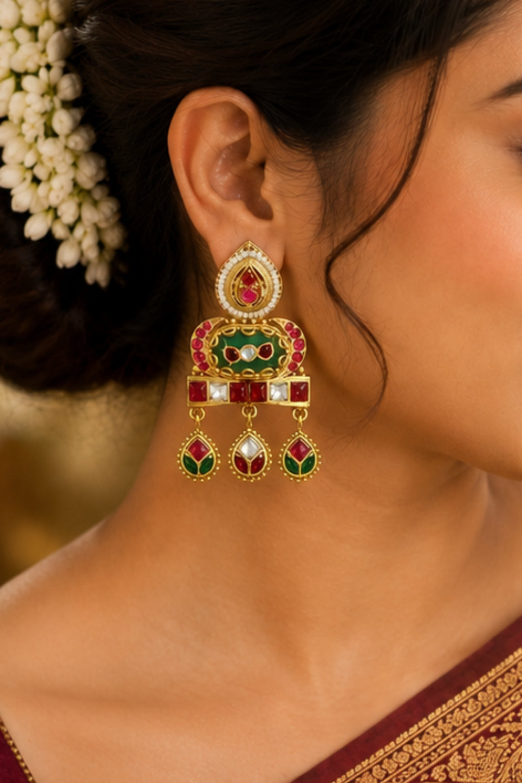 Varnika Gopura Earrings