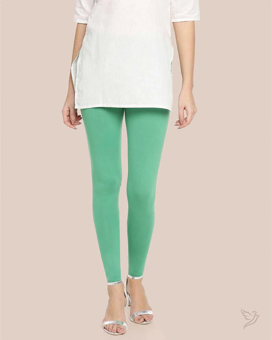 Twin Birds Churidar Legging - Green Grass