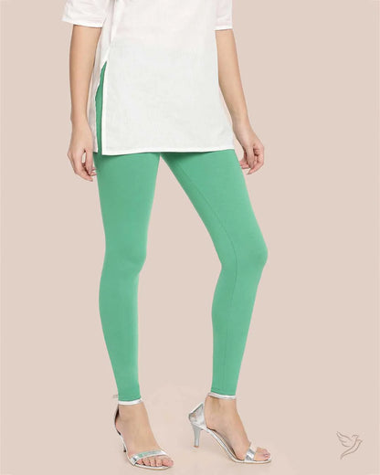 Twin Birds Churidar Legging - Green Grass