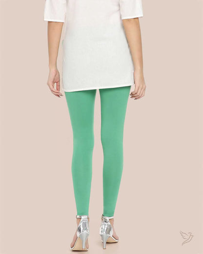 Twin Birds Churidar Legging - Green Grass