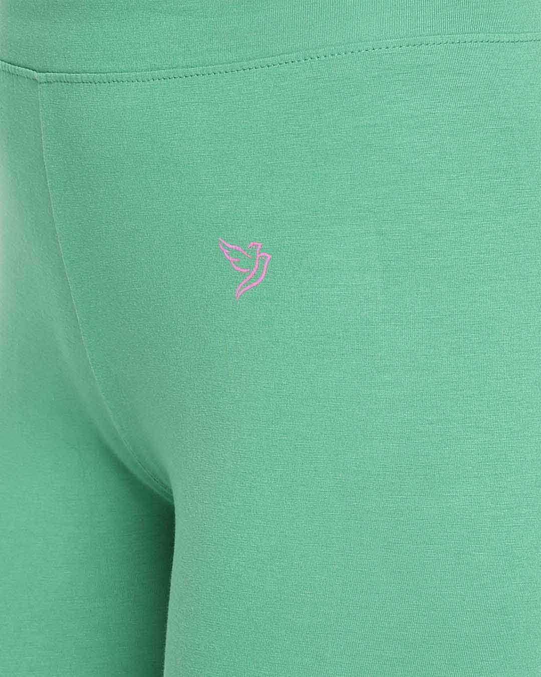 Twin Birds Churidar Legging - Green Grass