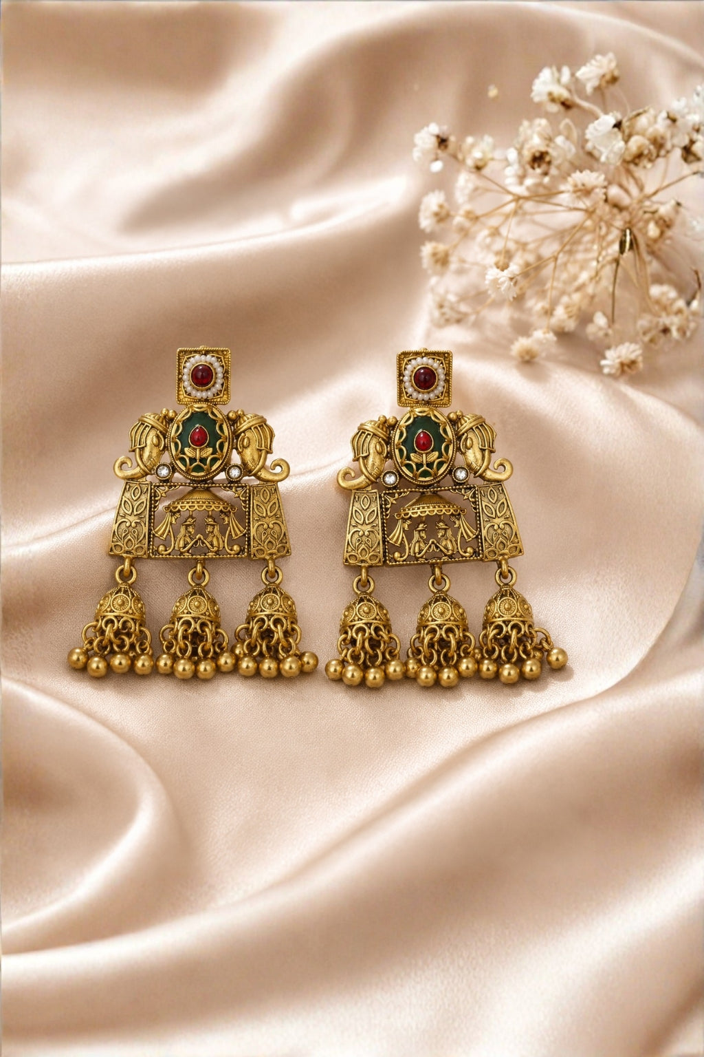 Rathna Gopuram Earrings