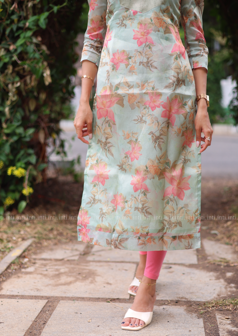 Pistachio Charm Kurti