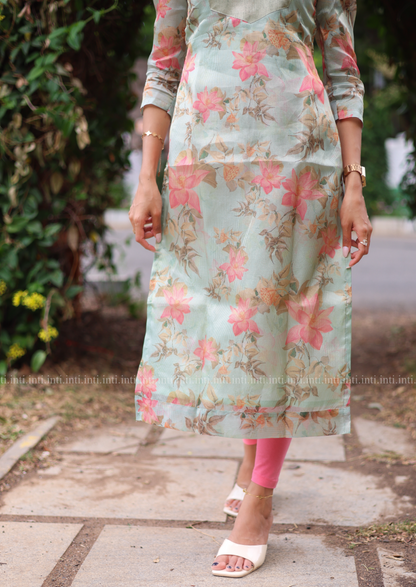 Pistachio Charm Kurti