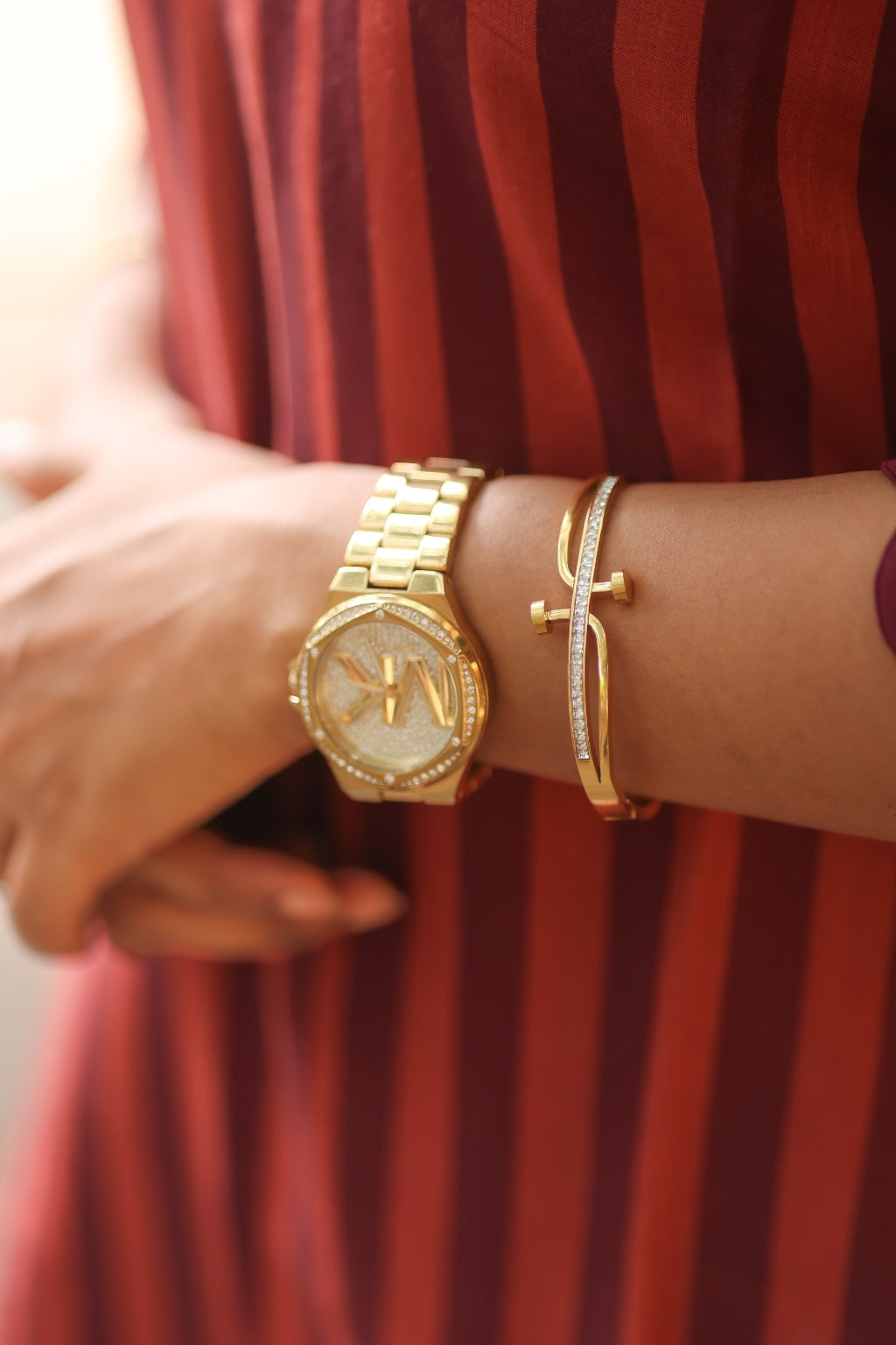 Dual Cross Bar Bracelet