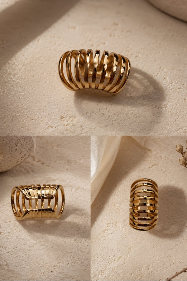 Ribbed Luxe Earcuff