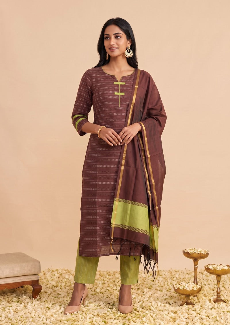 Dobby Pique Salwar Suit