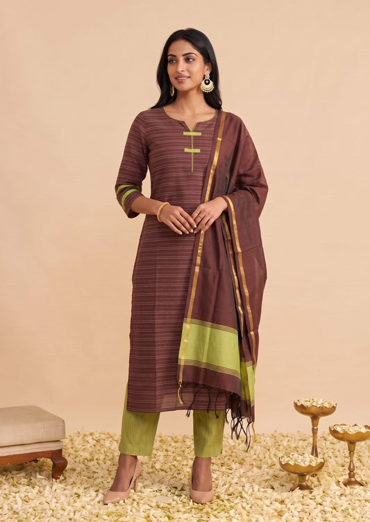 Dobby Pique Salwar Suit