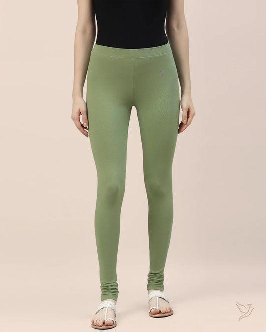 Twin Birds Churidar Legging - Cactus