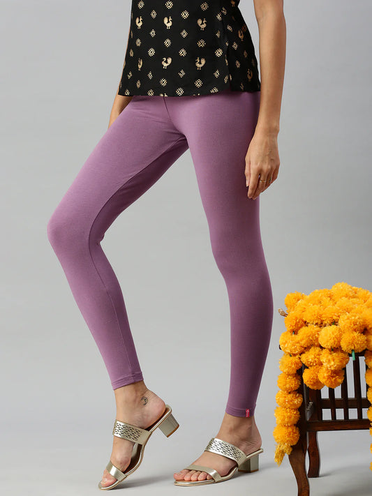 Prisma Ankle Legging - Dusty Purple