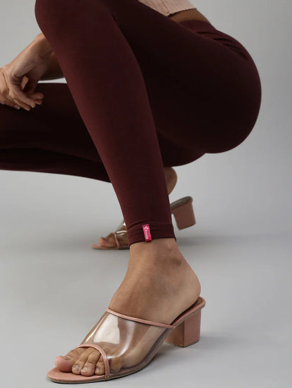 Prisma Ankle Legging - Chocolate