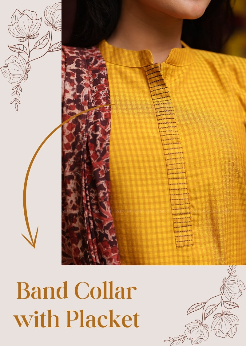 Dewy Amber Top & Dupatta Set