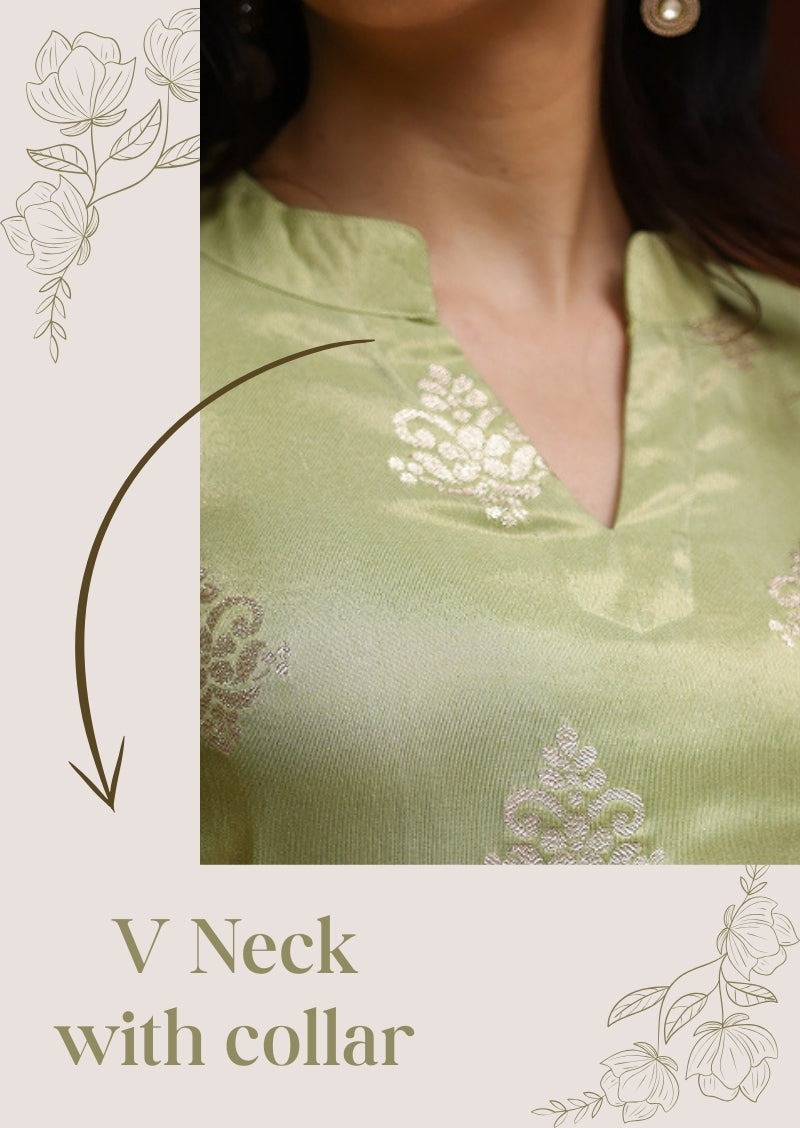 Botanic Leafstone Kurti