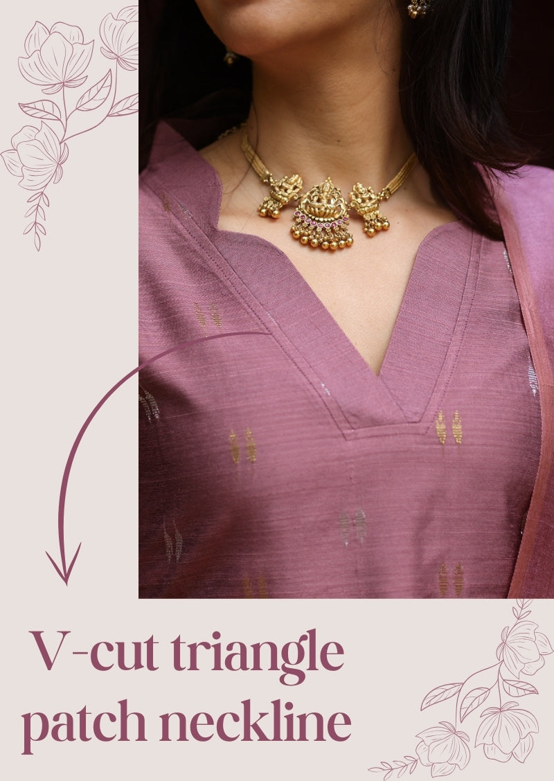 Clay Rose Fern Salwar Suit