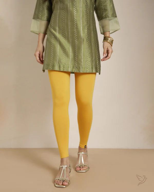 Twin Birds Ankel Legging - Candle Light