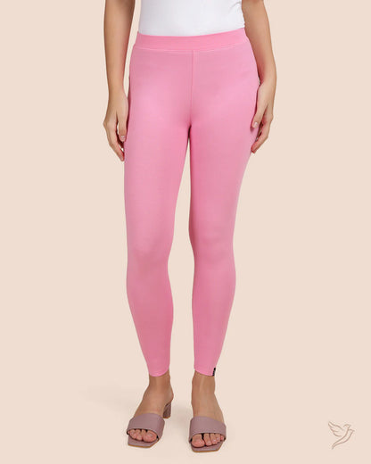Twin Birds Ankle Legging - Cotton Candy