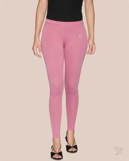 Twin Birds Ankle Legging - Pink Punch