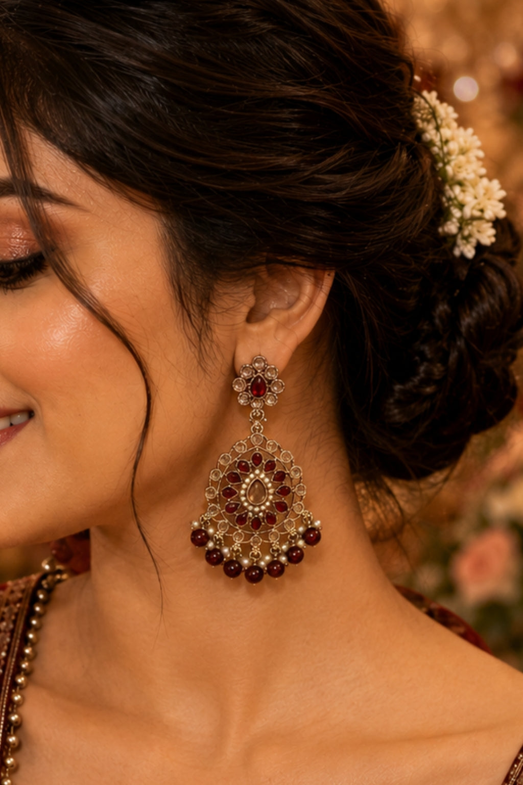 Opulent Ruby Earrings