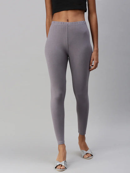 Prisma Ankel Legging - Grey