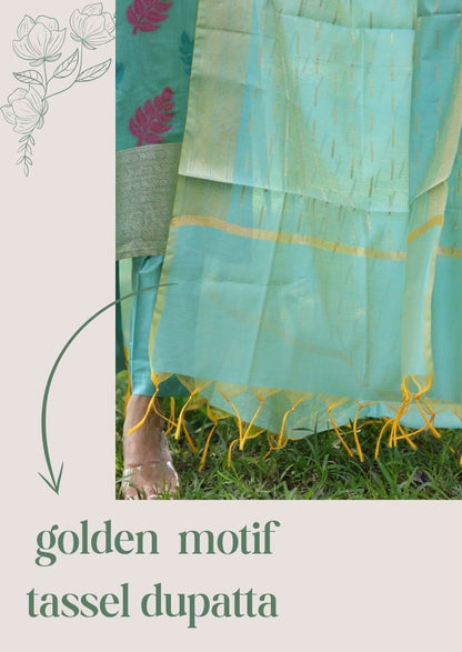 Aqua Leaf - Salwar Suit