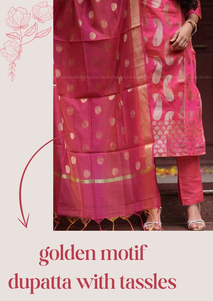 Rani Radiance Top & Dupatta Set