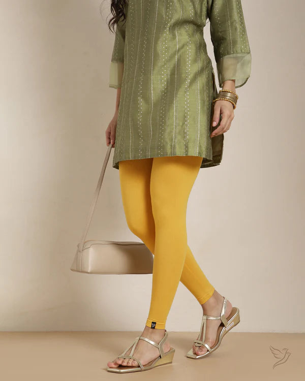 Twin Birds Ankel Legging - Candle Light