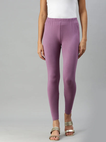 Prisma Ankle Legging - Dusty Purple