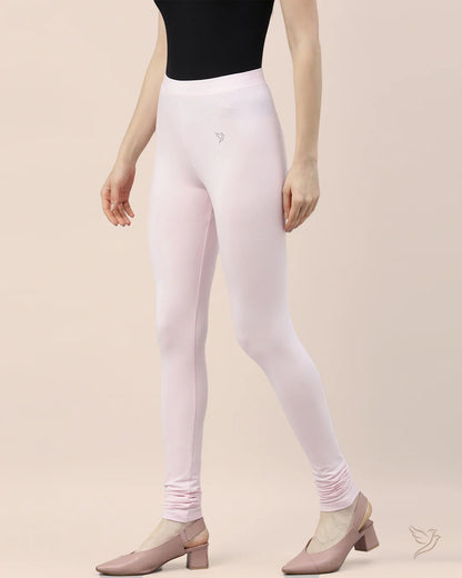 Twin Birds Churidar Legging - Mid Pink