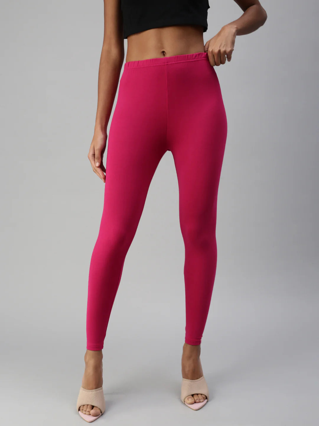 Prisma Ankle Legging - Magenta