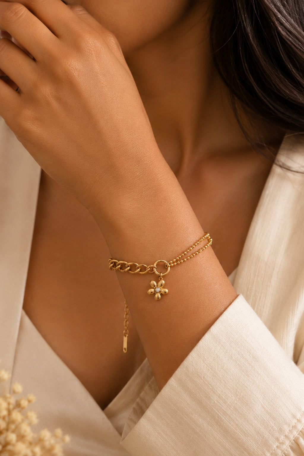 Ethereal Daisy Bracelet