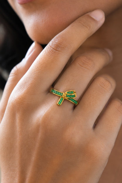 Evergreen Knot Ring
