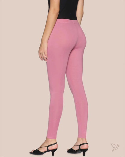 Twin Birds Ankle Legging - Pink Punch
