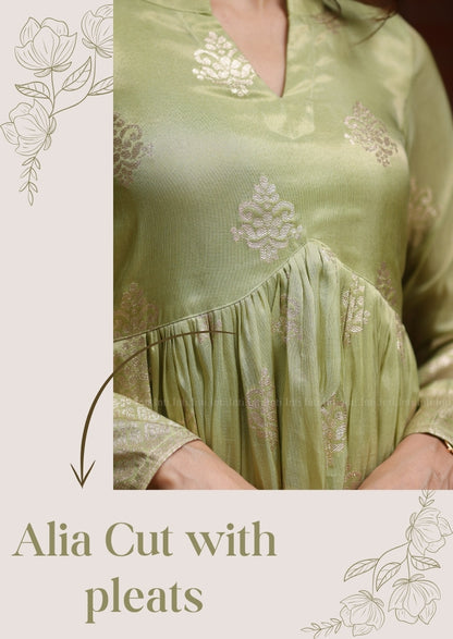 Botanic Leafstone Kurti