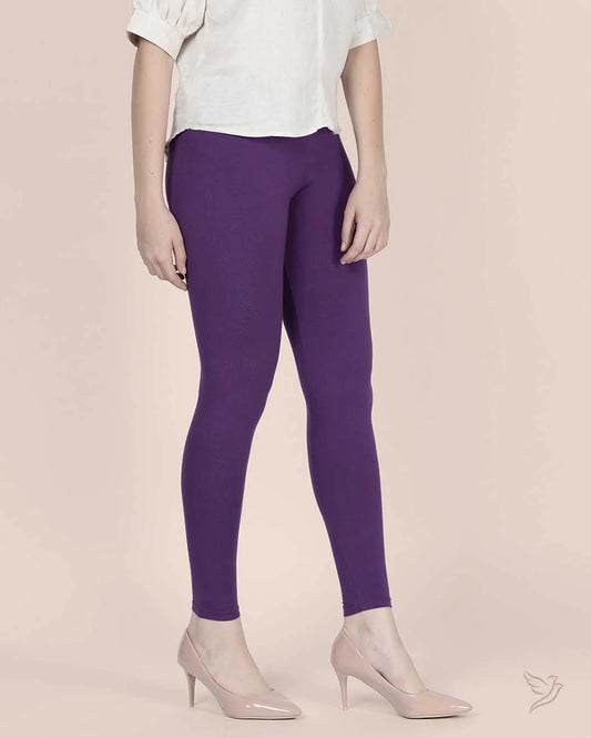 Twin Birds Churidar Legging - Beauty Berry