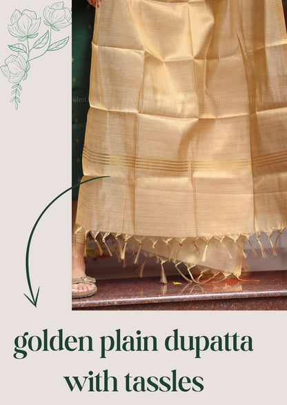 Mystic Strap Top & Dupatta Set