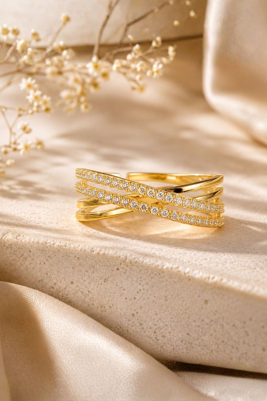 Twilight Criss-Cross Ring