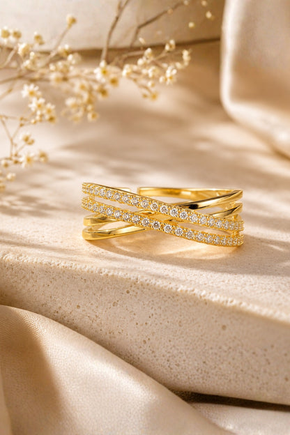 Twilight Criss-Cross Ring