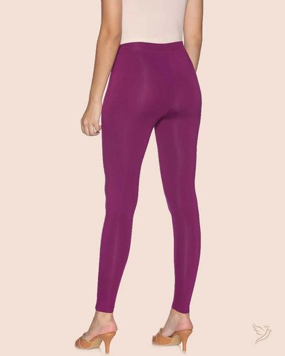 Twin Birds Ankle Legging - Rosewood