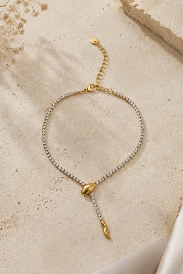 Amora Drop Anklet