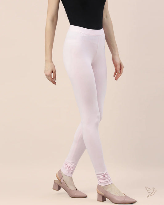 Twin Birds Churidar Legging - Mid Pink