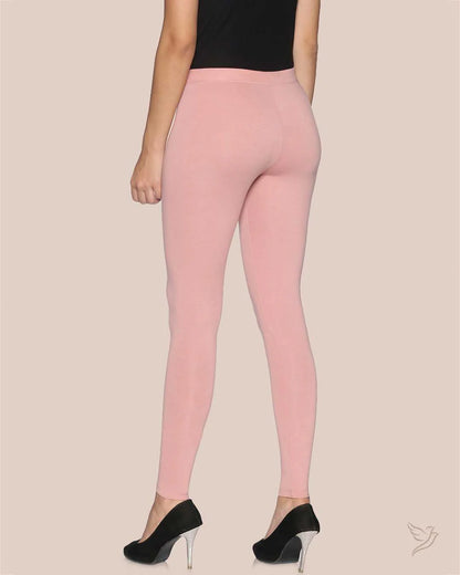 Twin Birds Ankle Legging - Rose Gold