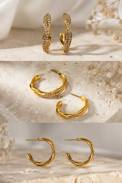 Prestige Twist Earrings
