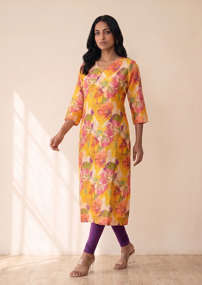 Marigold Garden Kurti