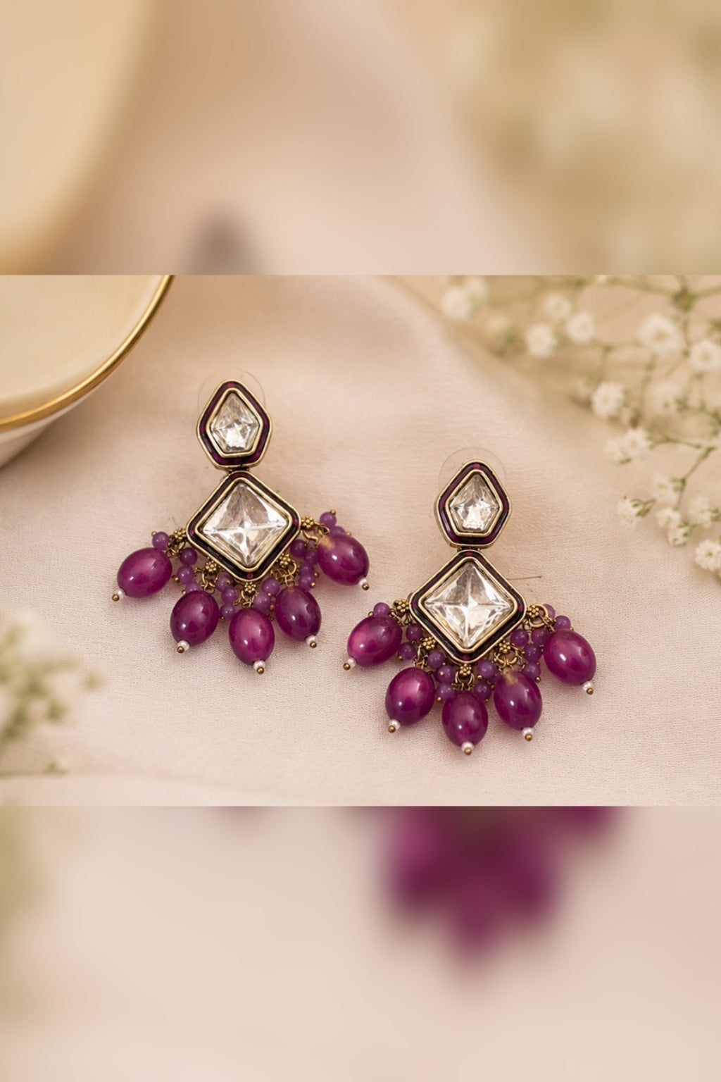 Royal Berry Earrings