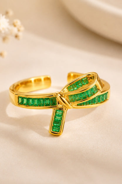 Evergreen Knot Ring