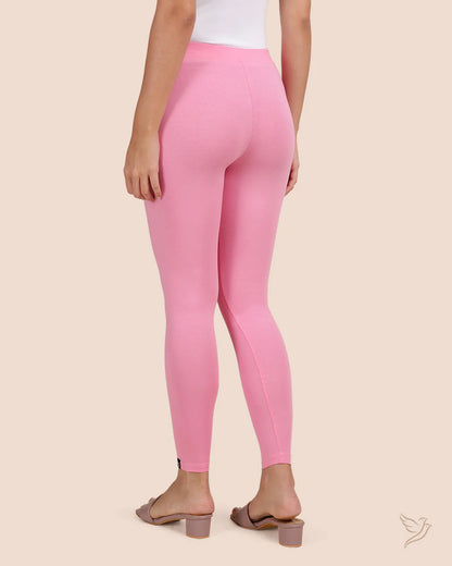 Twin Birds Ankle Legging - Cotton Candy