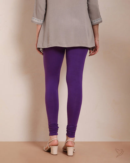 Twin Birds Churidar Legging - Beauty Berry