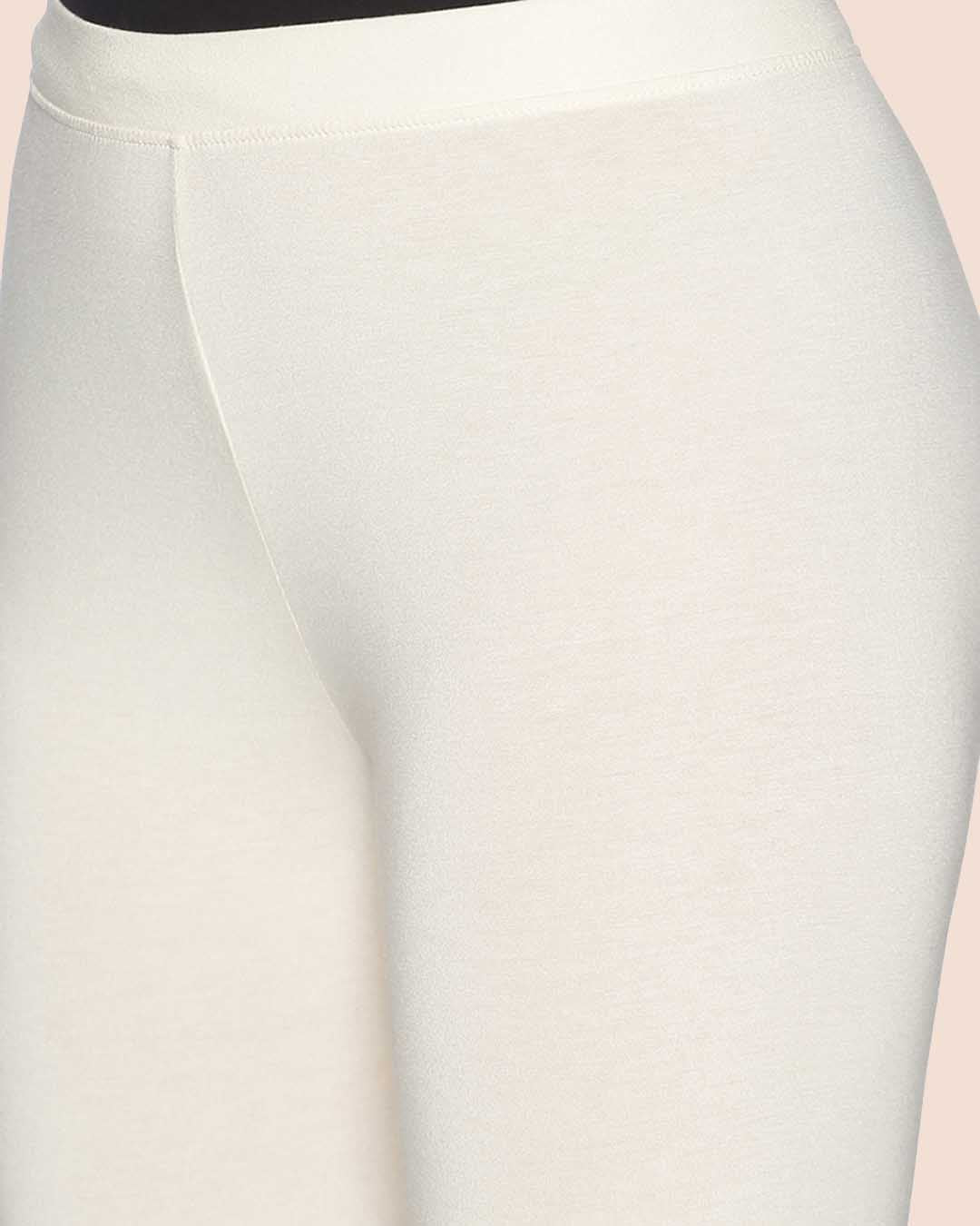 Twin Birds Ankle Legging - Vanilla