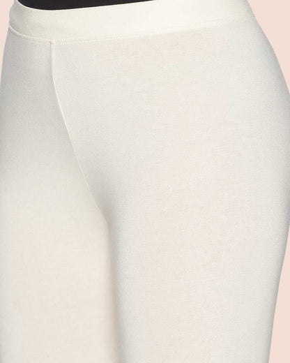 Twin Birds Ankle Legging - Vanilla