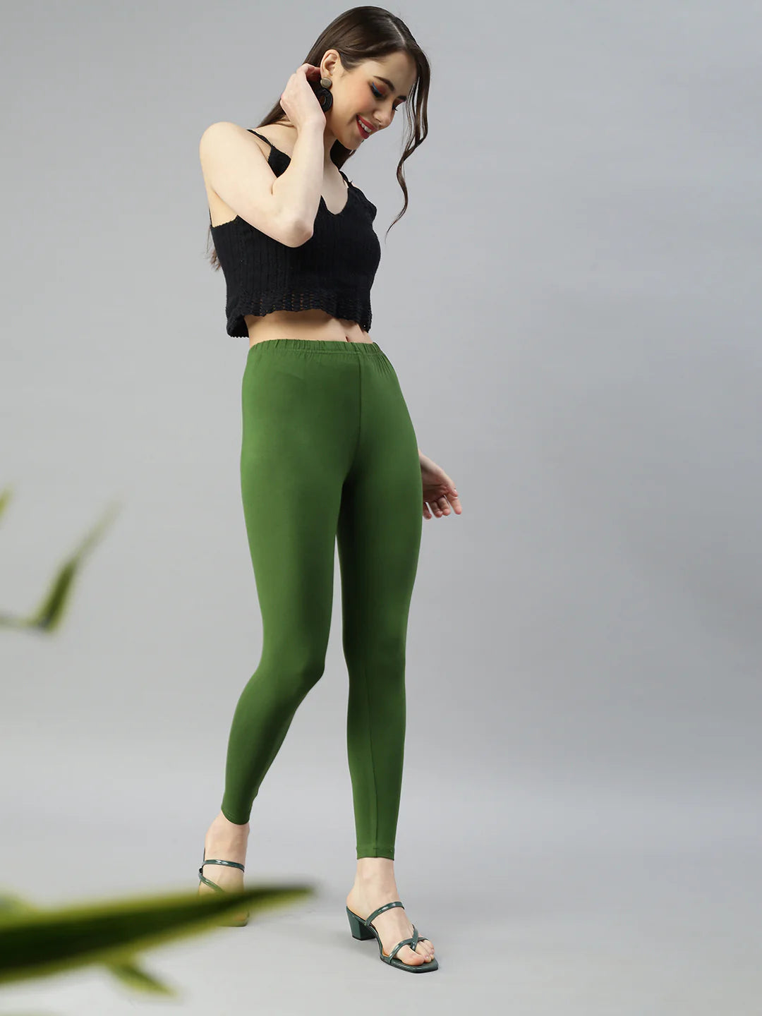 Prisma Ankle Legging - Forest